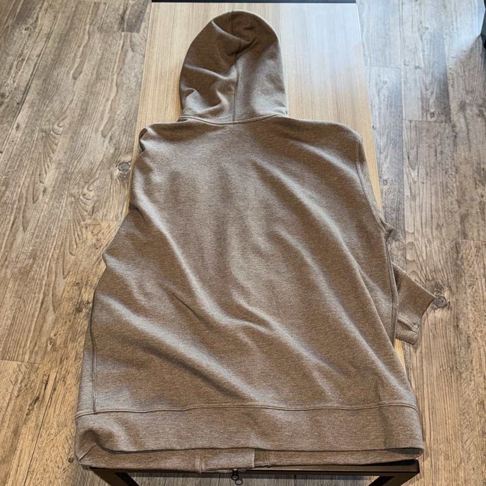 NWT Mens Nike Yoga Full Zip Hoodie Light Brown "Ironstone" | Size: Large - Picture 3 of 3